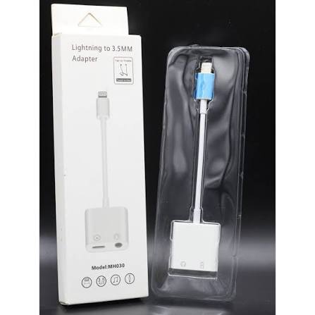 Lightning to 3.5mm Headphone Jack Adapter – 2-in-1 Charge & Listen (MH030)