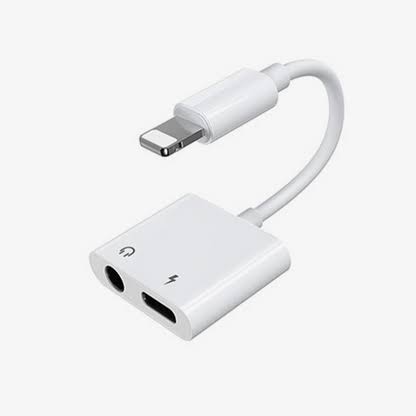 Lightning to 3.5mm Headphone Jack Adapter – 2-in-1 Charge & Listen (MH030)